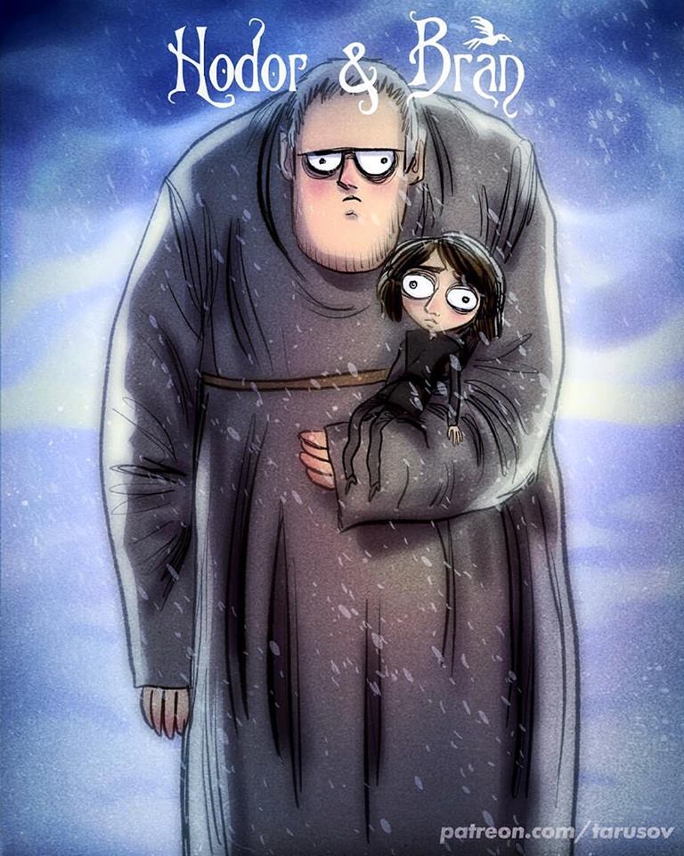 Hodor y Bran Stark