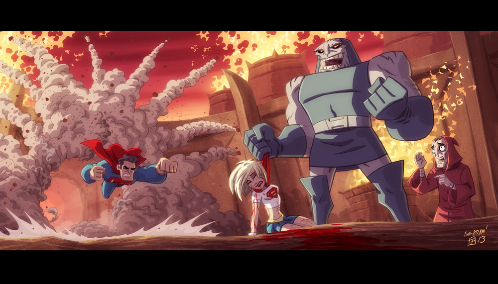 Superman vs Darkseid