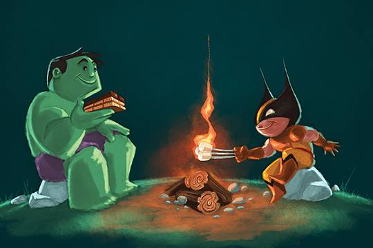Hulk y Wolverine
