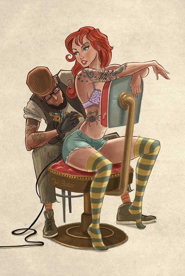 Ariel tatuaje