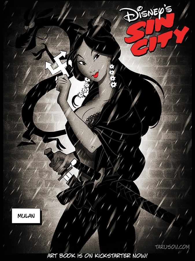 Princesas Disney Sin City Mulan