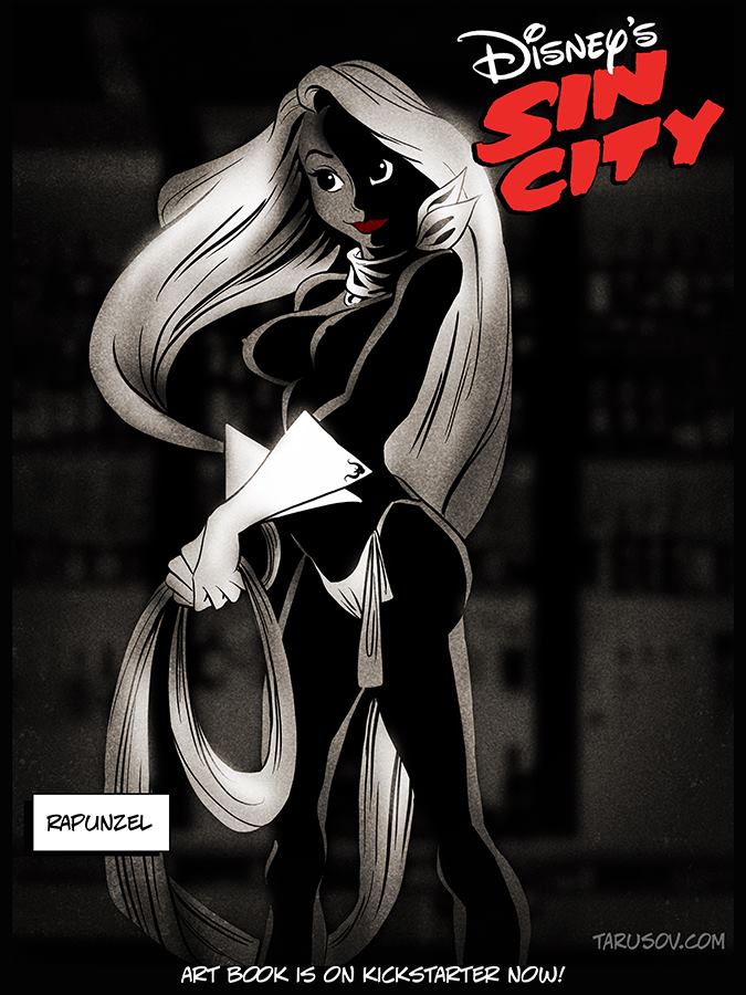 Princesas Disney Sin City Rapunzel