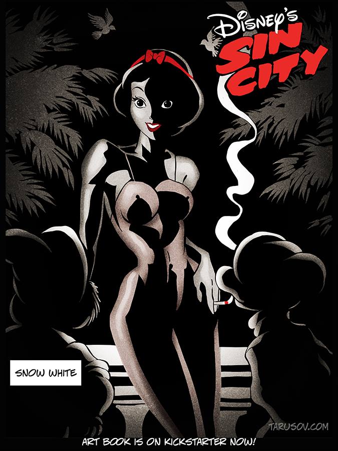 Princesas Disney Hot Sin City Blanca Nieves Sexy