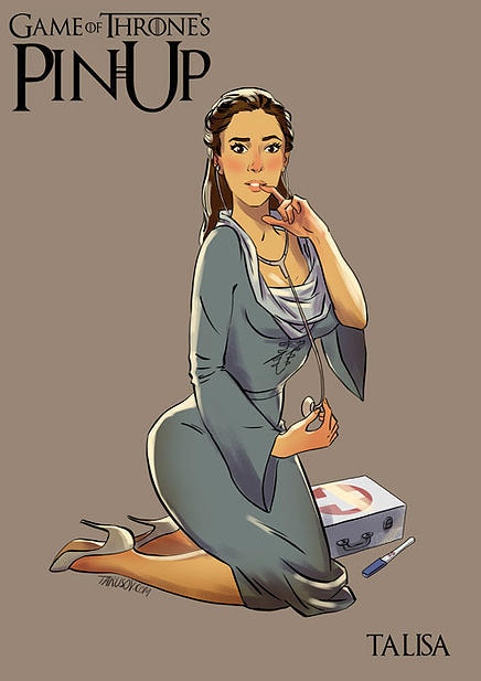 Talisa Stark pin up