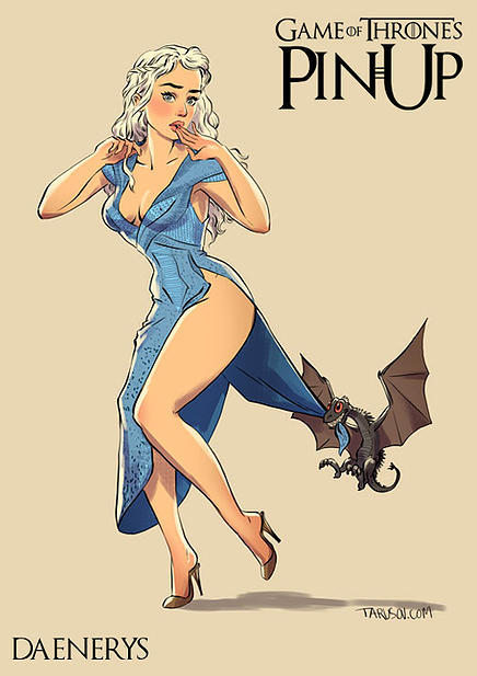 Daenerys Targaryen pin up