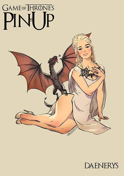 Daenerys Targaryen pin up
