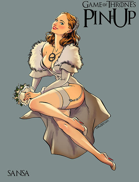 Sansa Stark pin up