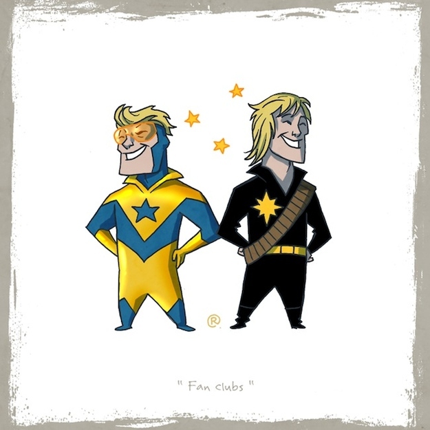 Booster Gold y Longshot