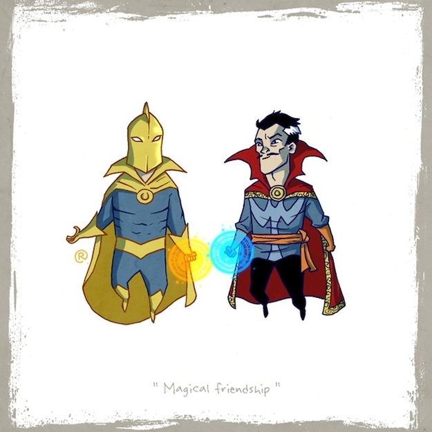 Doctor Fate y Doctor Strange