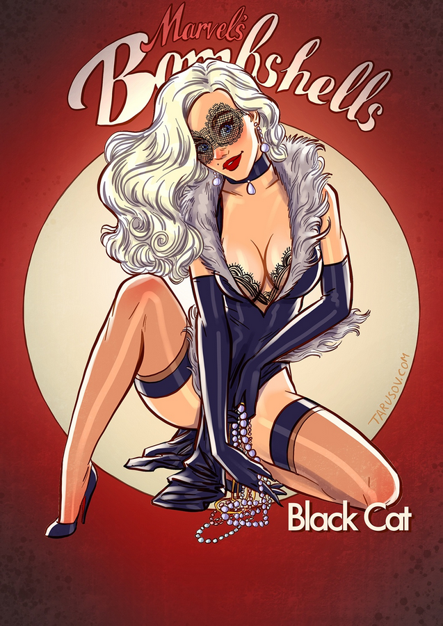 Marvel Bombshells Black Cat