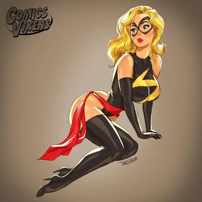 Marvel Pin Up Miss Marvel