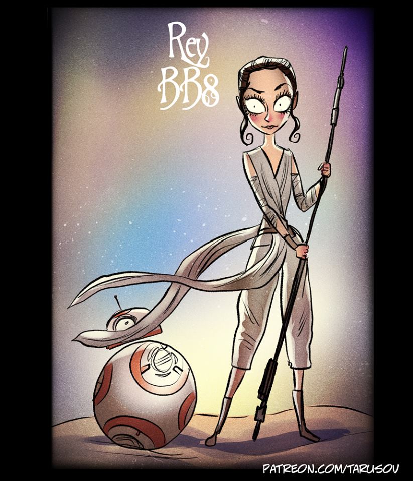 Rey y BB8