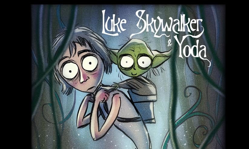 Luke Skywalker y Yoda