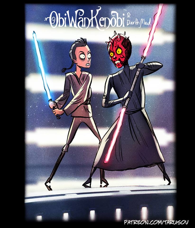 Obi Wan Kenobi y Darth Maul