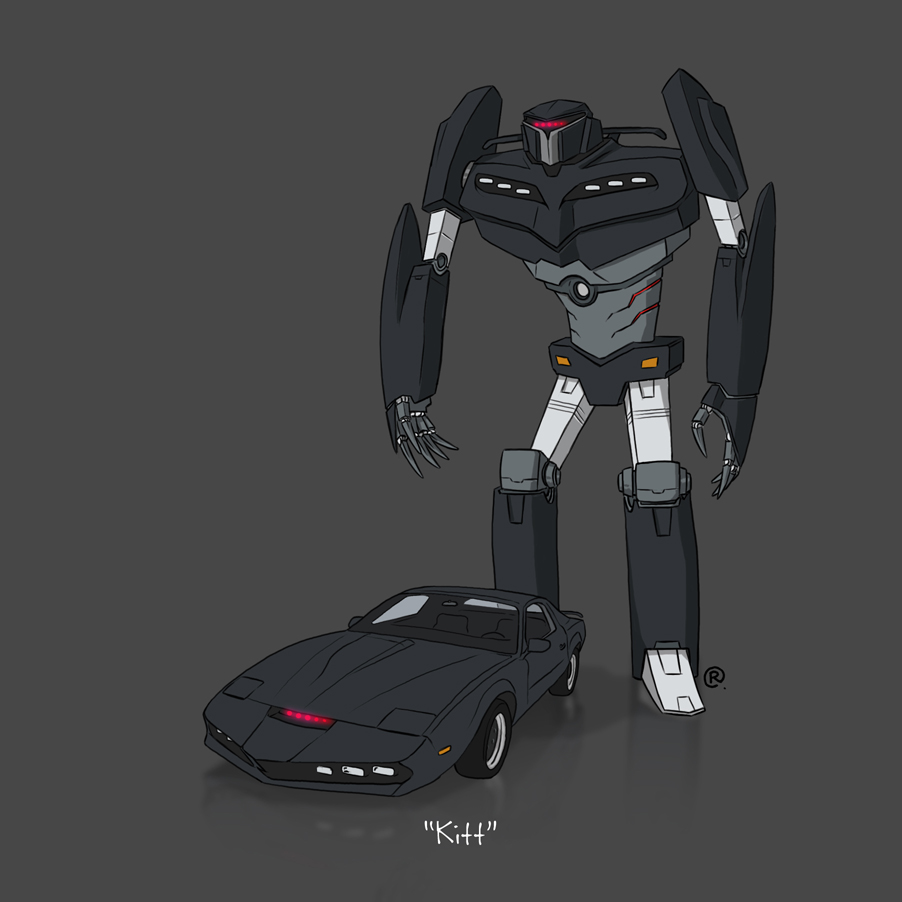 Kitt el auto increíble Transformer