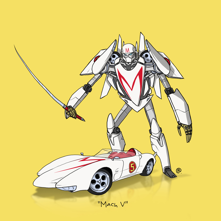Speed Racer Mach V Transformer