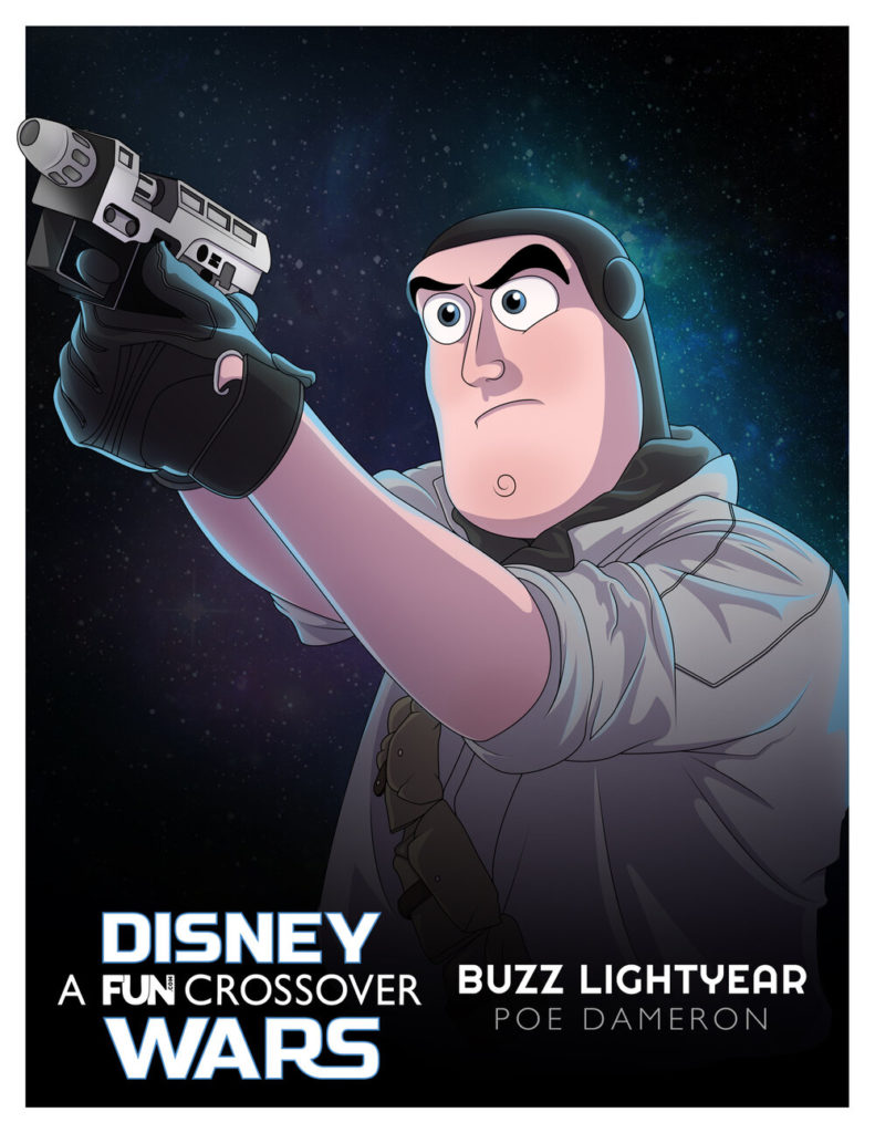 Buzz Lightyear como Poe Dameron