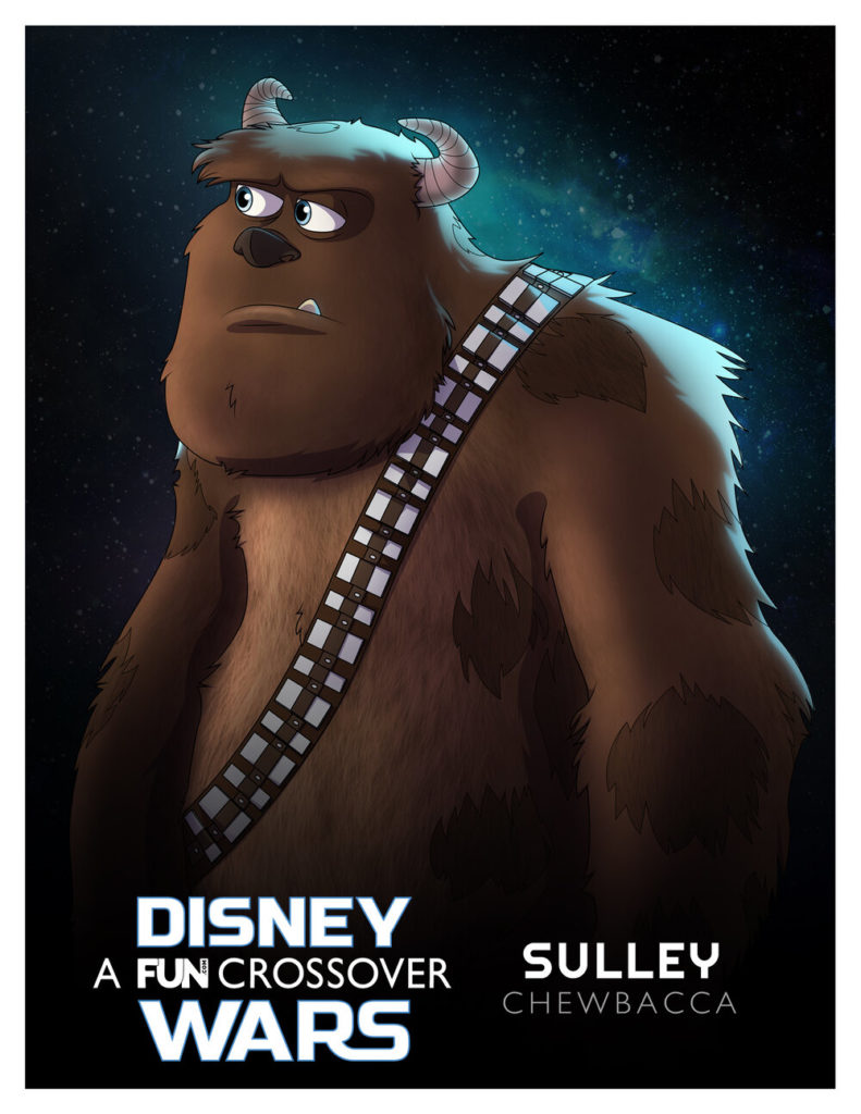 Sulley como Chewbacca