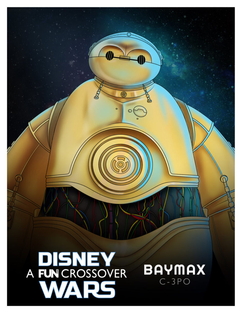 Baymax como C-3PO