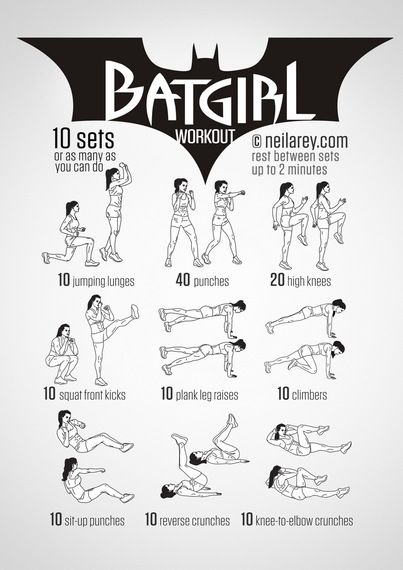 Workout Batgirl