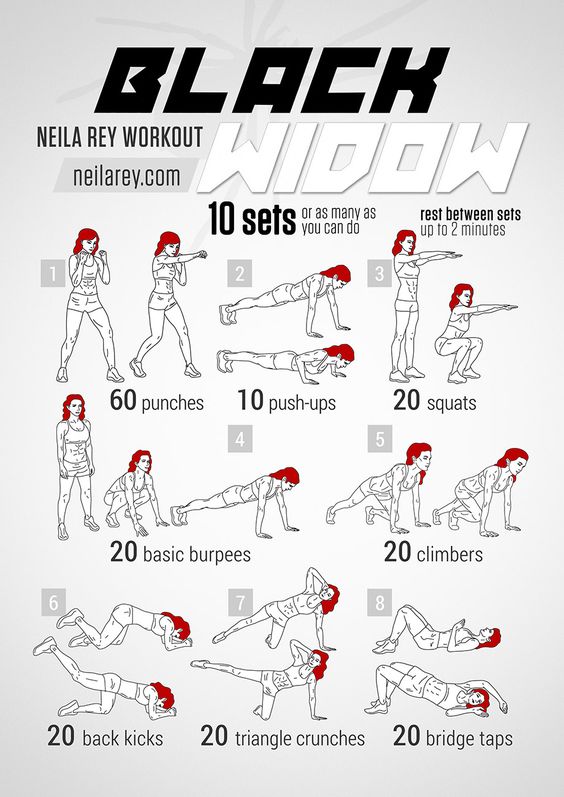Workout Black Widow