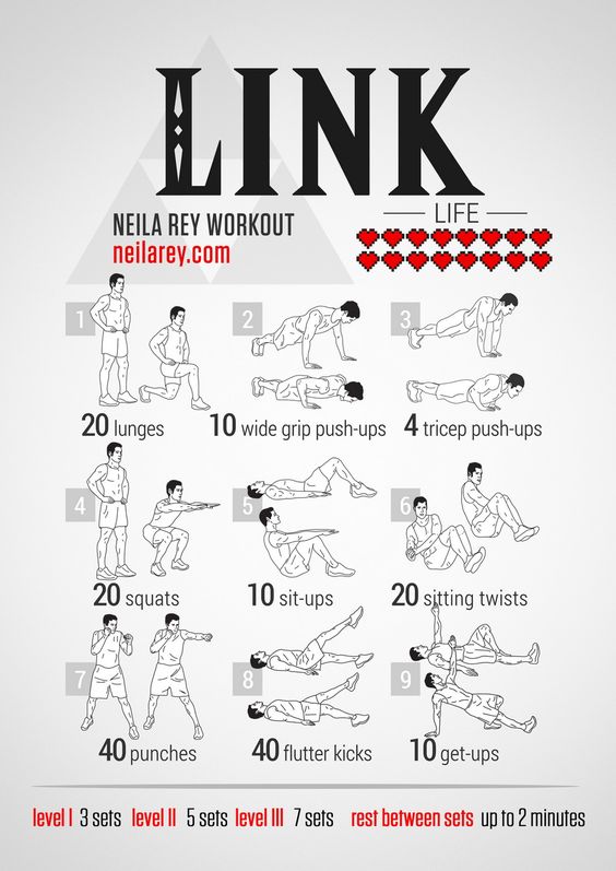 Workout Link Zelda