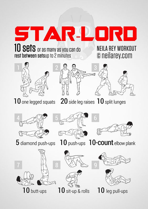 Workout Star-lord