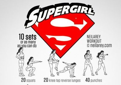 Workout Supergirl