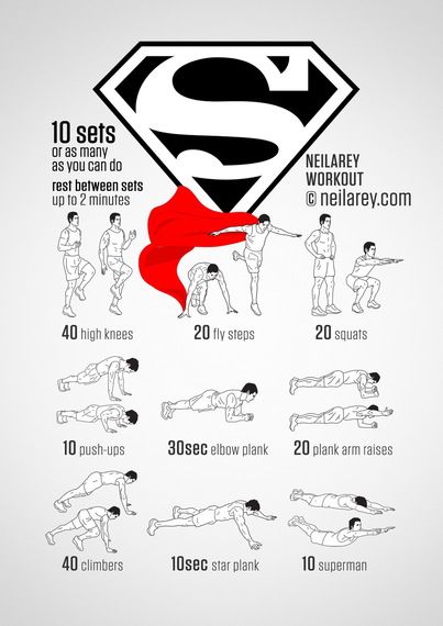 Workout Superman