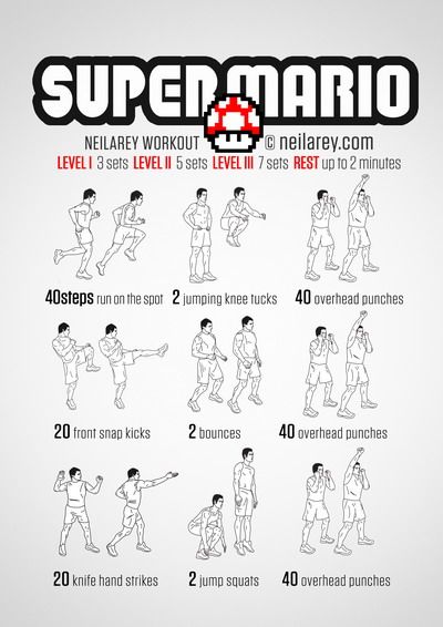 Workout Super Mario Bros