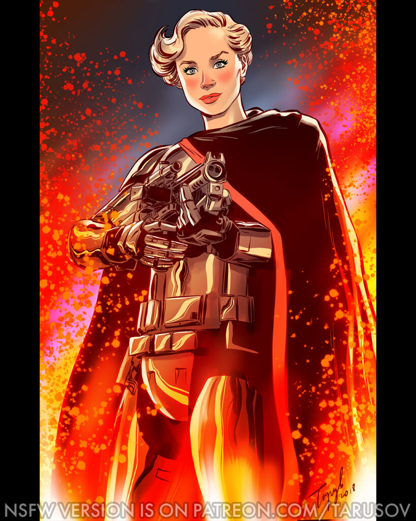 Captain Phasma Pin Up