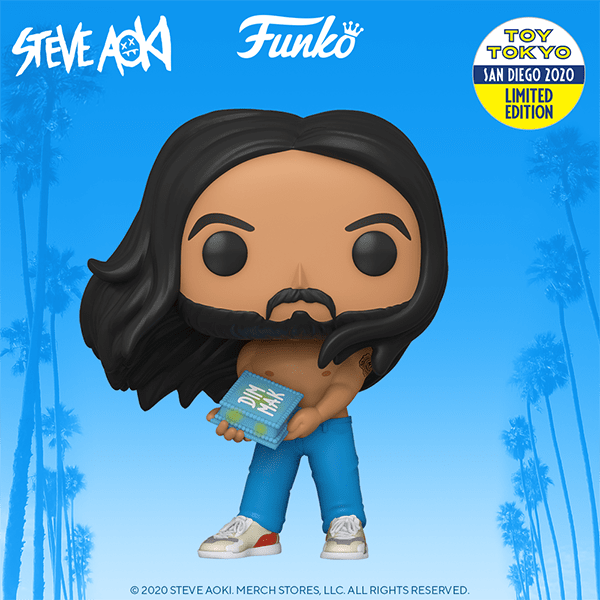 Funko Pop Exclusivo San Diego Comic Con 2020 Steve Aoki