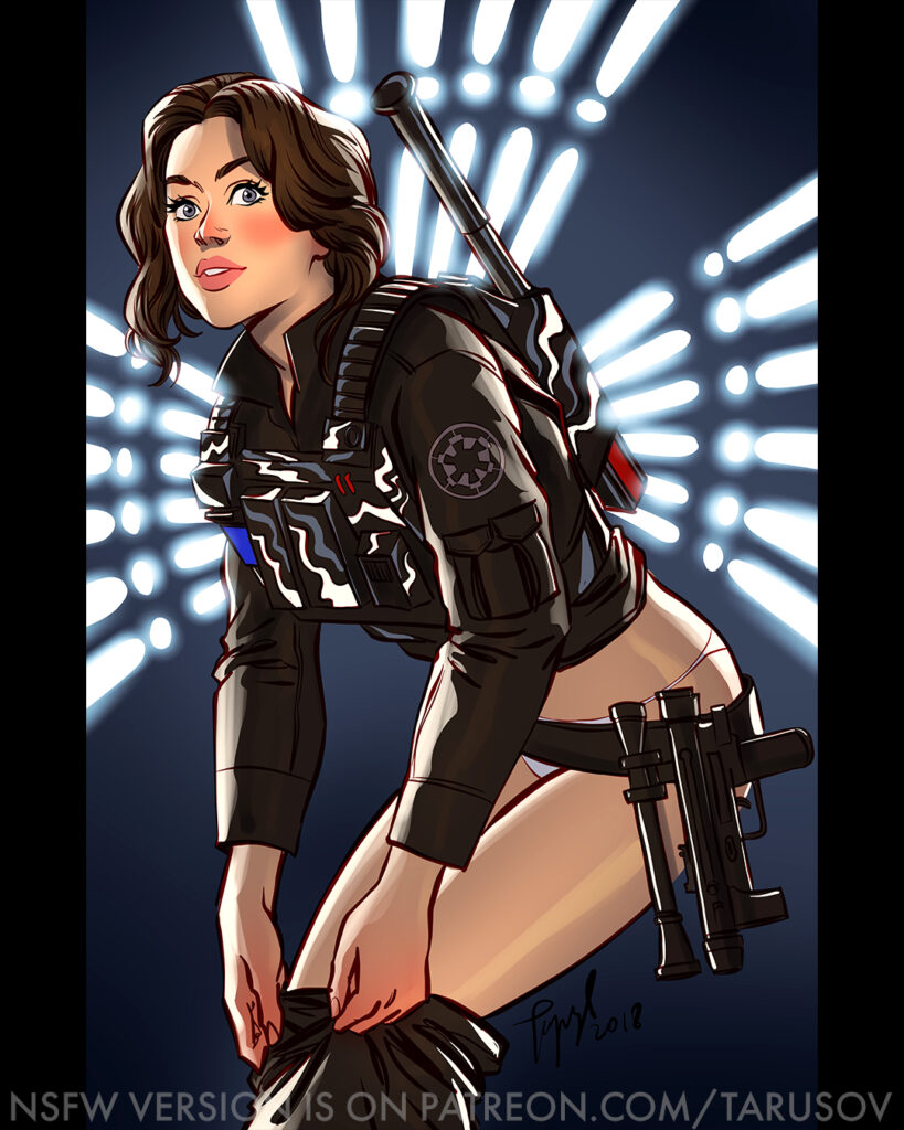 Jyn Erso Pin up