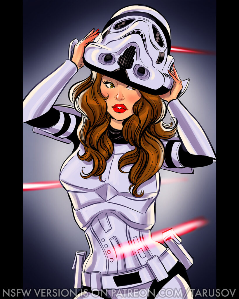 Stormtrooper Pin Up
