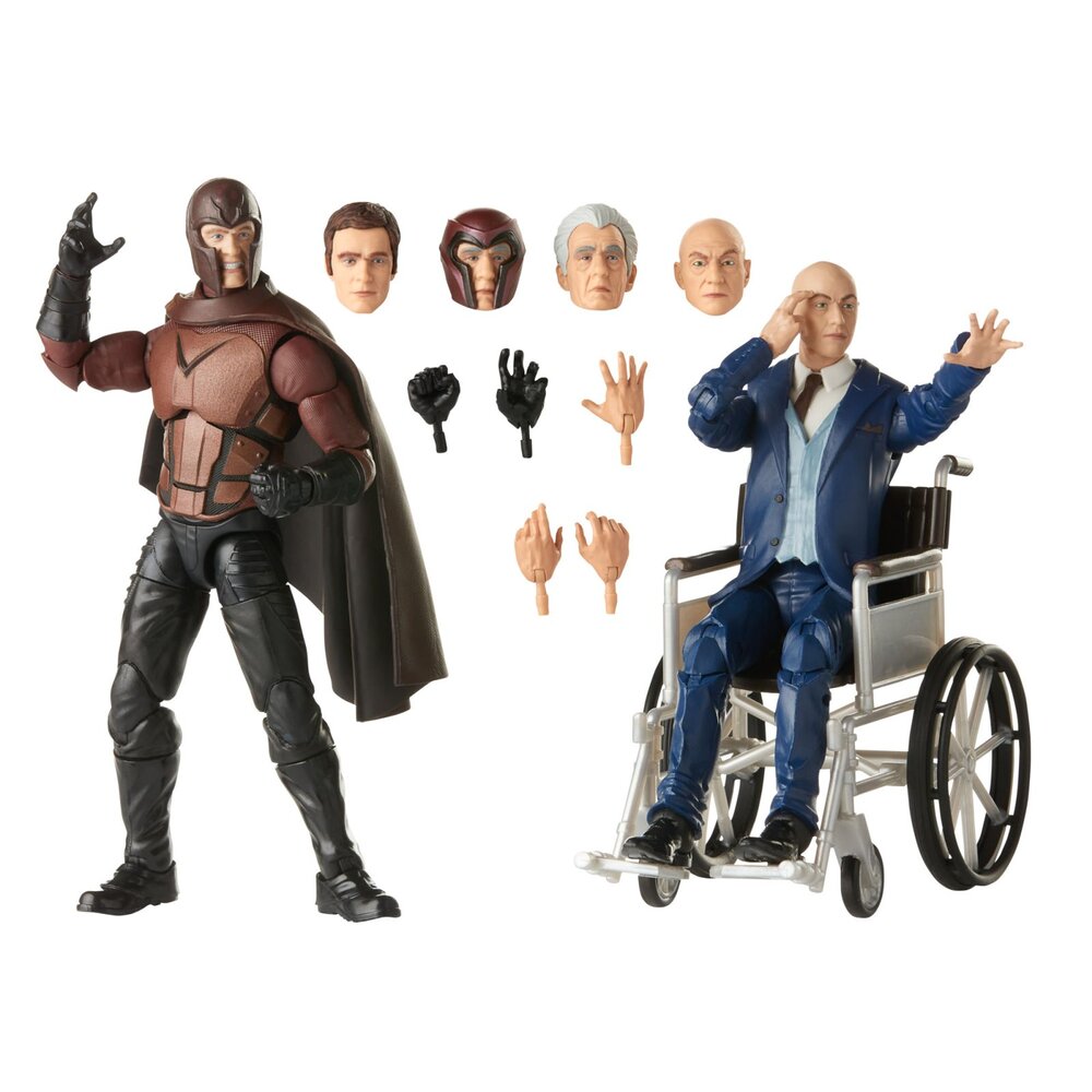 Marvel Legends X-Men 20 aniversario Magneto y Charles Xavier