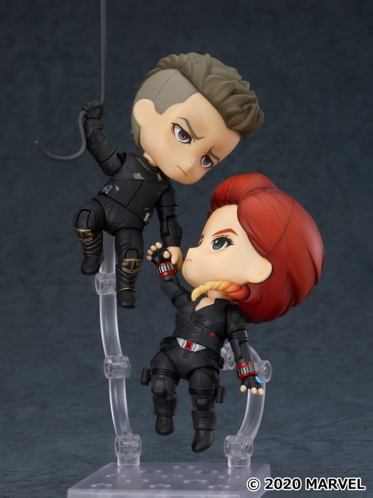 Nendoroid Black Widow Avengers Endgame con Hawkeye