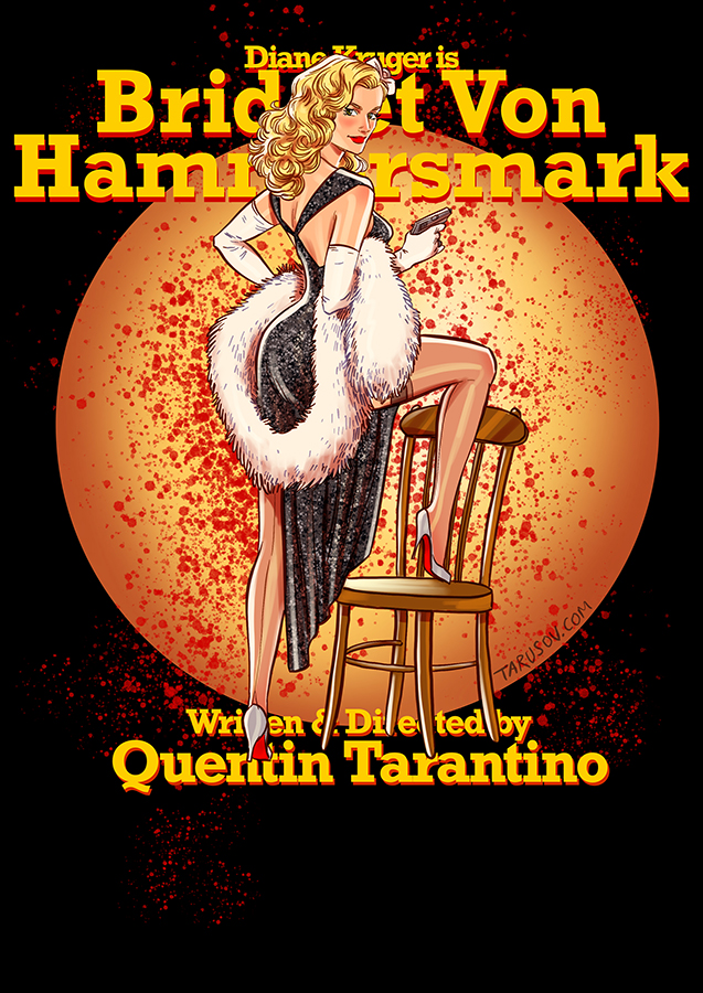 Bridget Von Hammersmark pin up