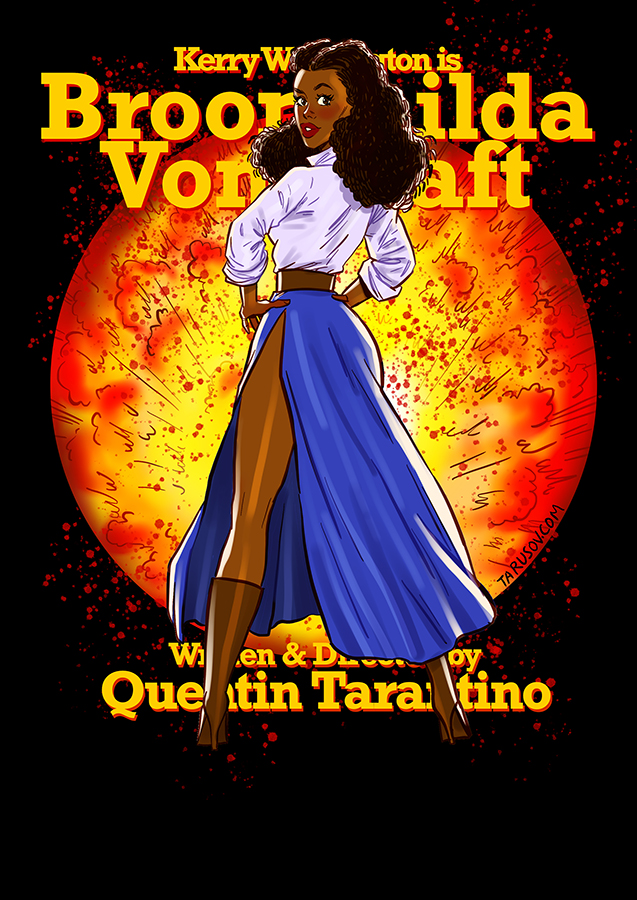 Broomhilda Von Shaft Pin Up