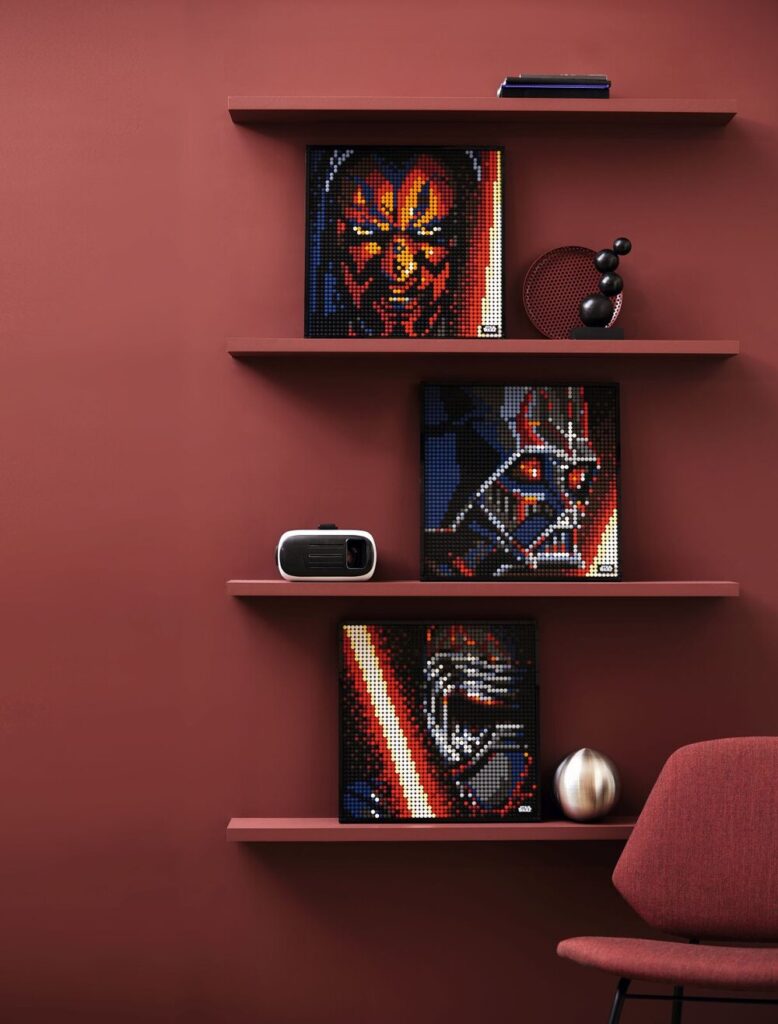 lego art darth vader