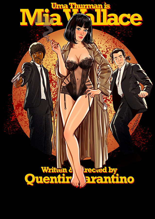 Mia Wallace Pin Up