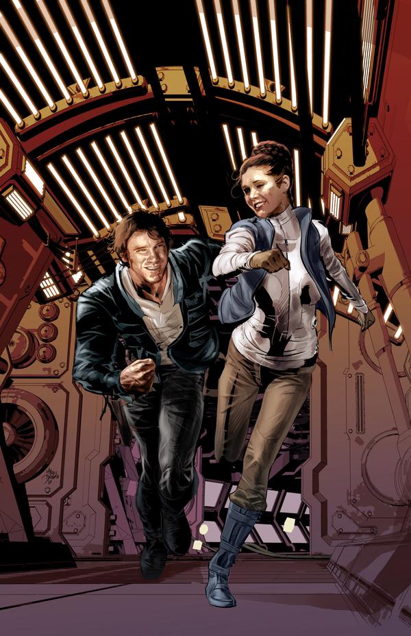Han Solo y Princesa Leia