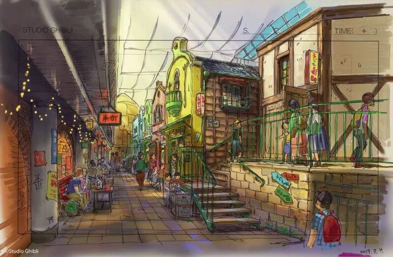 Parque Estudios Ghibli Arte Conceptual