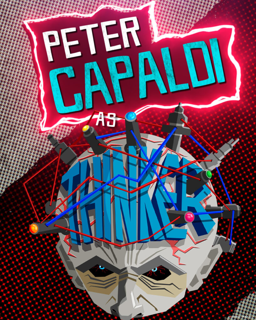 the suicide squad poster peter capaldi como the thinker
