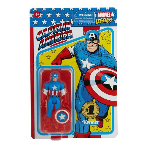 marvel legends retro capitan america blister