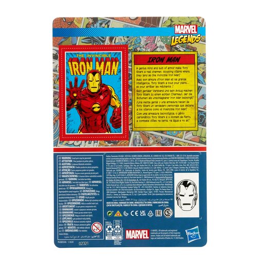 marvel legends retro ironman blister