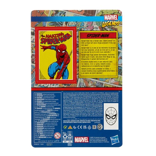 marvel legends retro spiderman