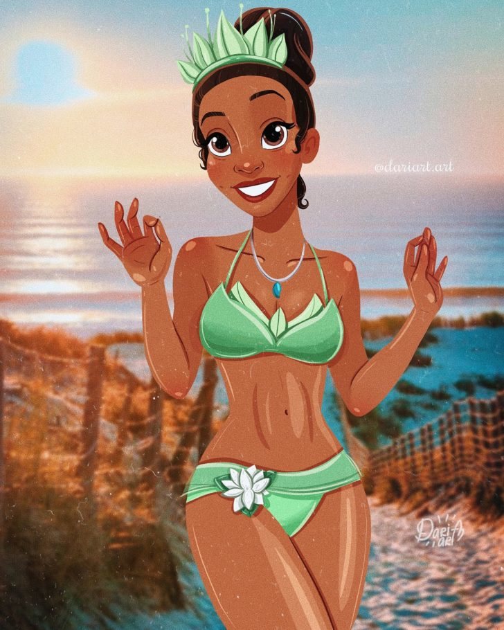 Tiana en bikini