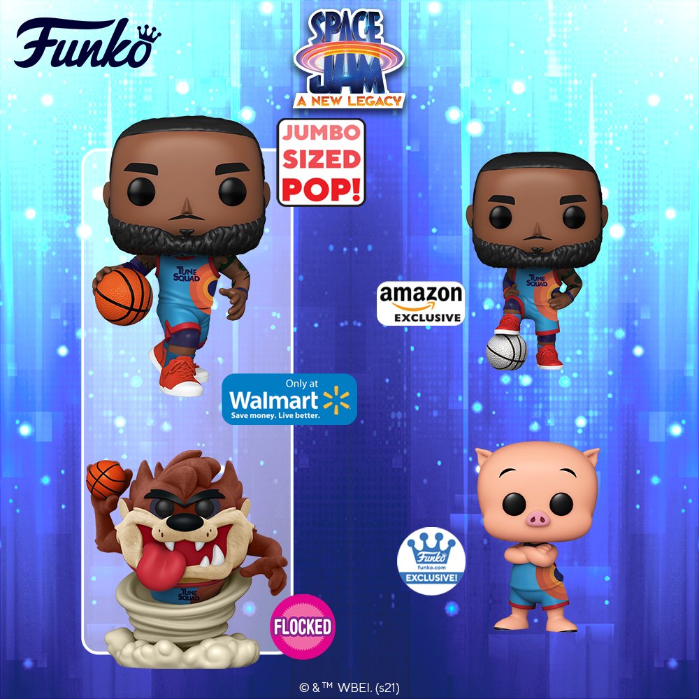 Funko Pop Space Jam 2 con Lebron James