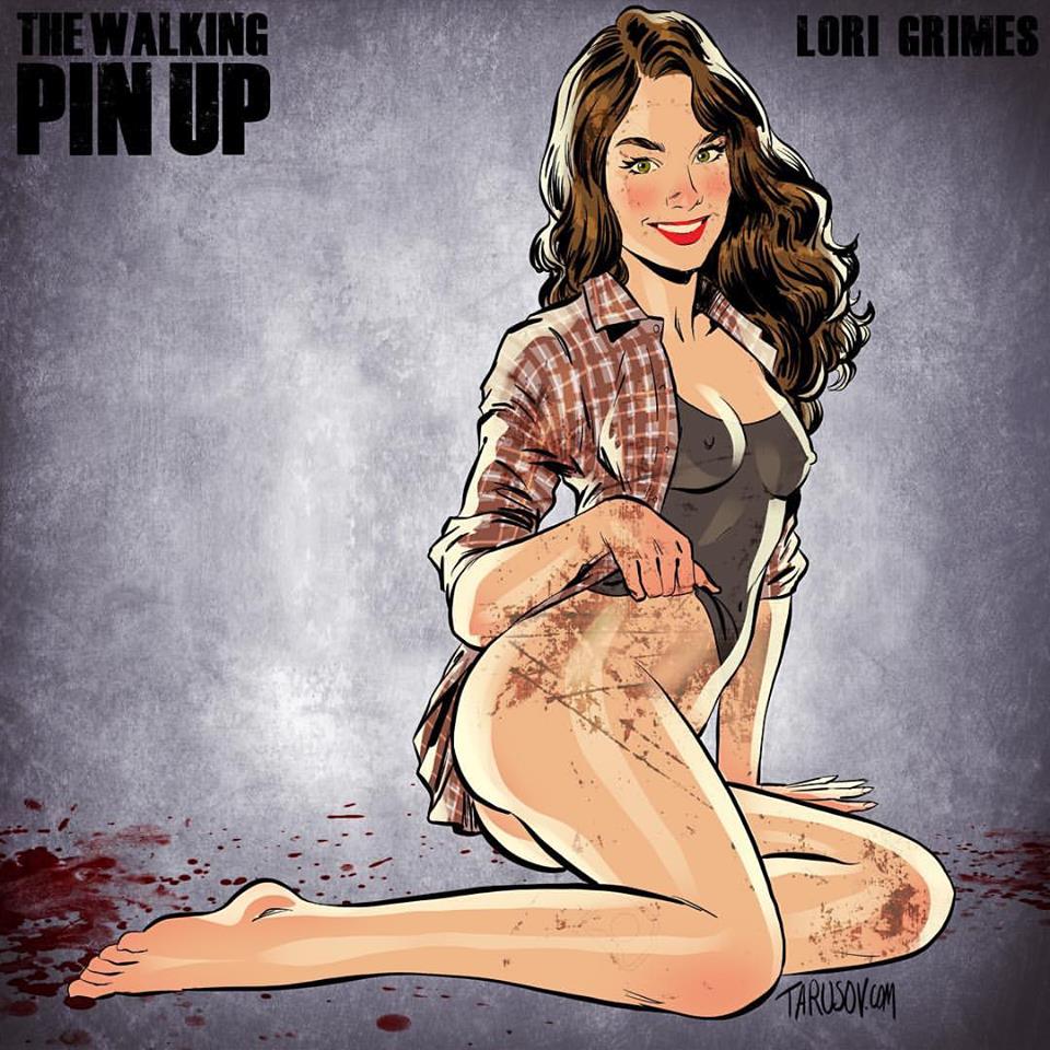 The Walking Dead Pin Up por Andrew Tarusov