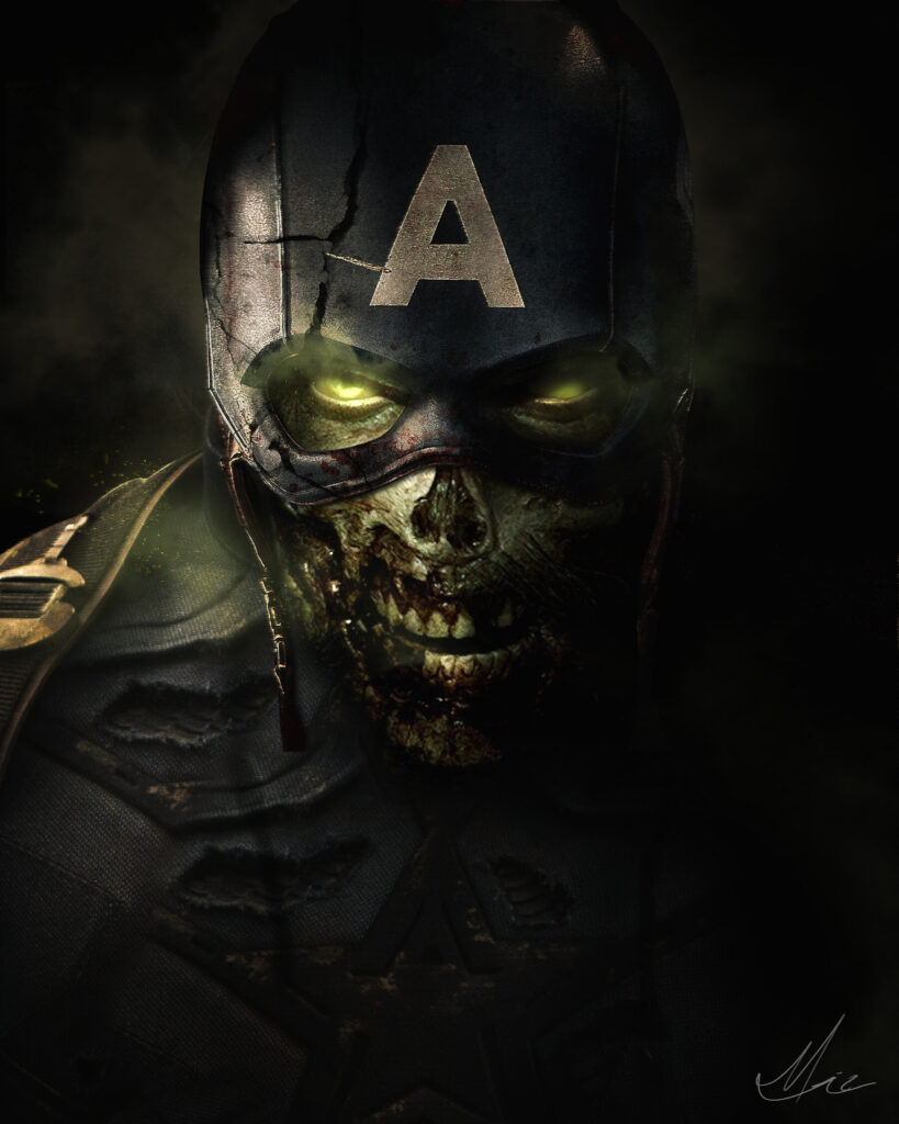 Marvel What If Capitan America Zombie